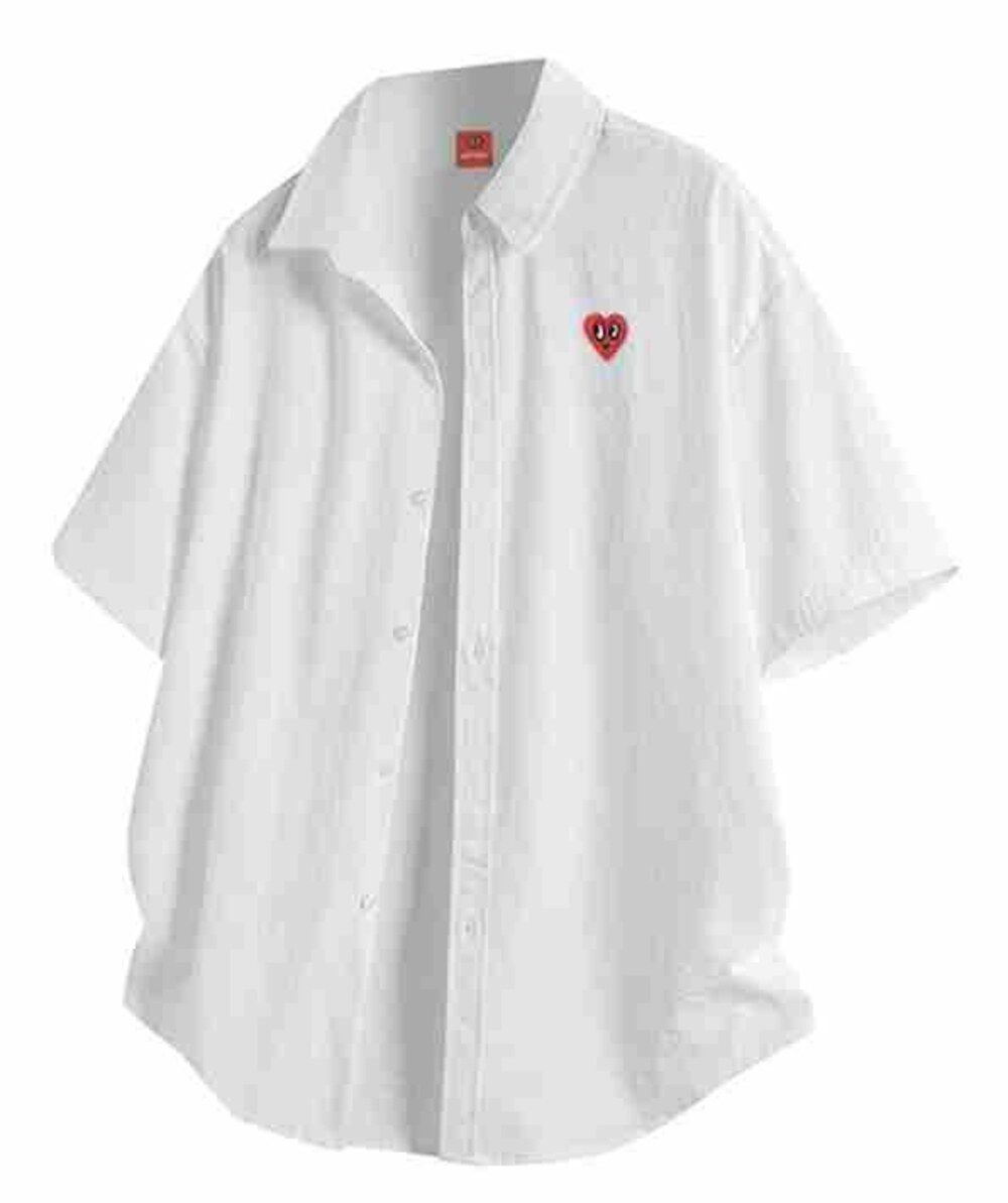 White Heart Logo Shirt